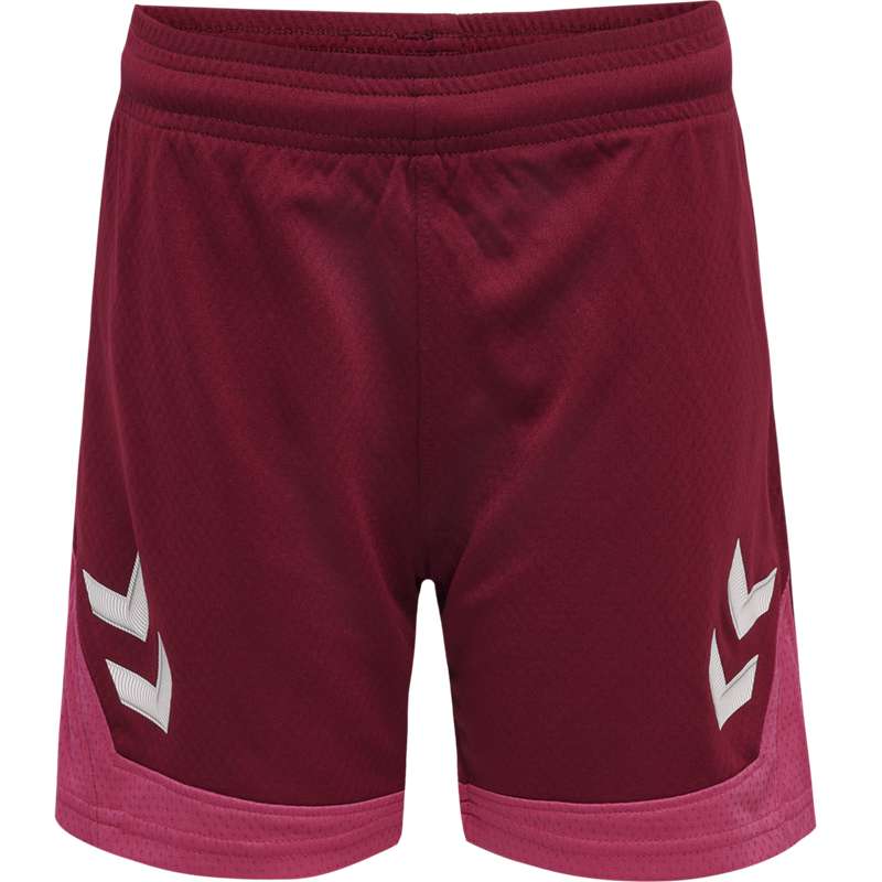 Hummel Lead Poly Kurze Hose Kinder Rot | 249593-916