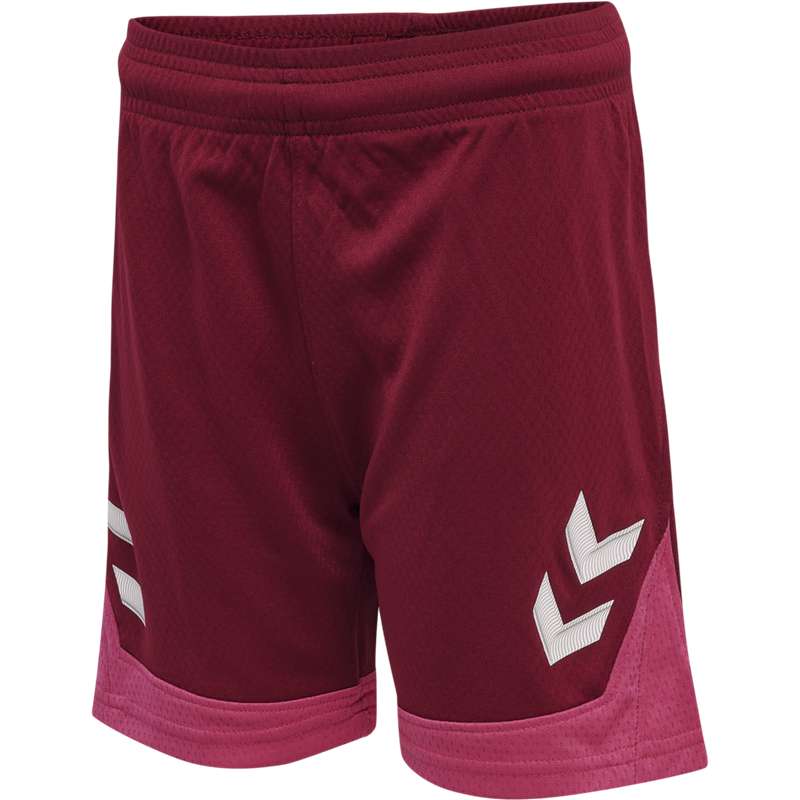 Hummel Lead Poly Kurze Hose Kinder Rot | 249593-916