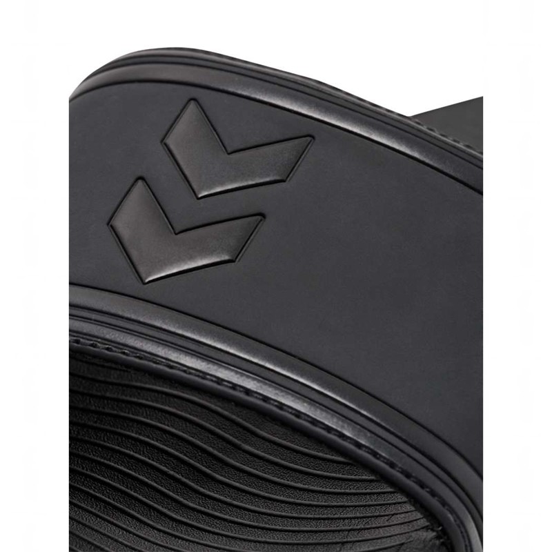 Hummel Lead Pool Pantoletten Damen Schwarz | 494658-255