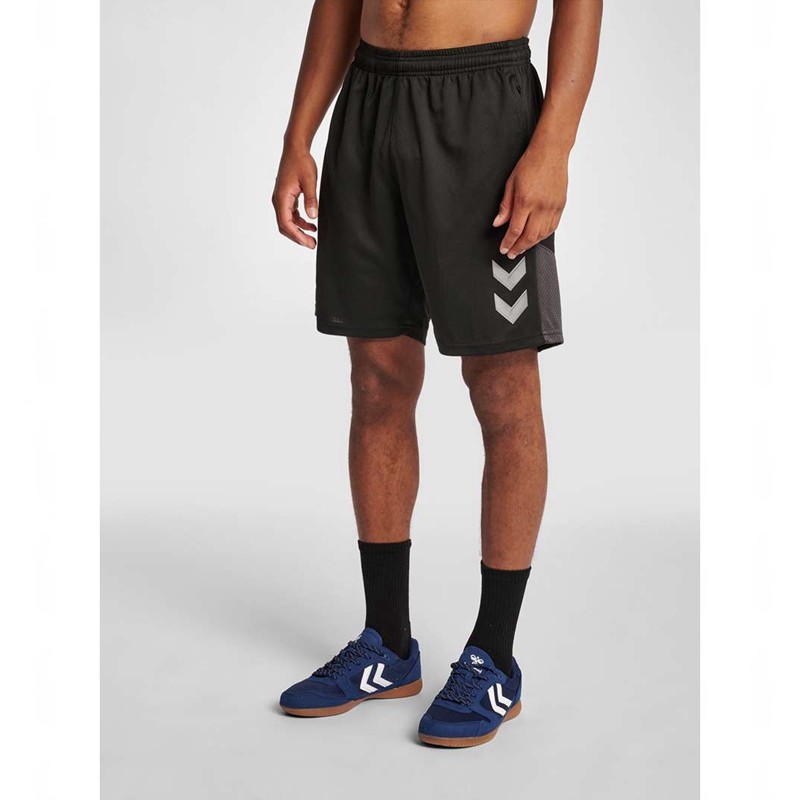 Hummel Lead Trainer Kurze Hose Herren Schwarz | 099166-408