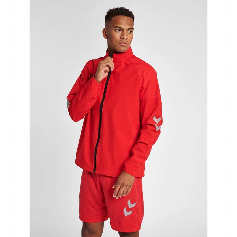 Hummel Lead Training Jacken Herren Rot | 087855-427
