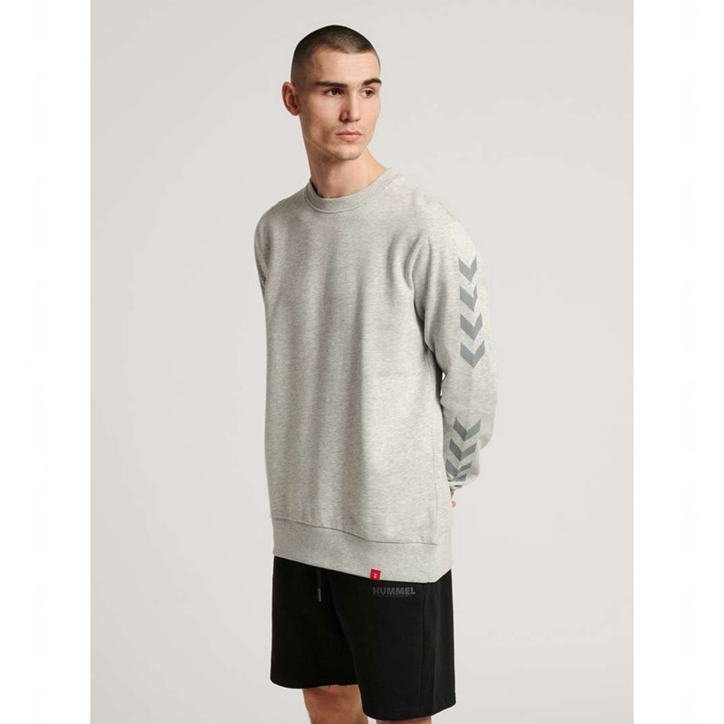 Hummel Legacy Chevron Sweatshirt Herren Grau | 757356-447