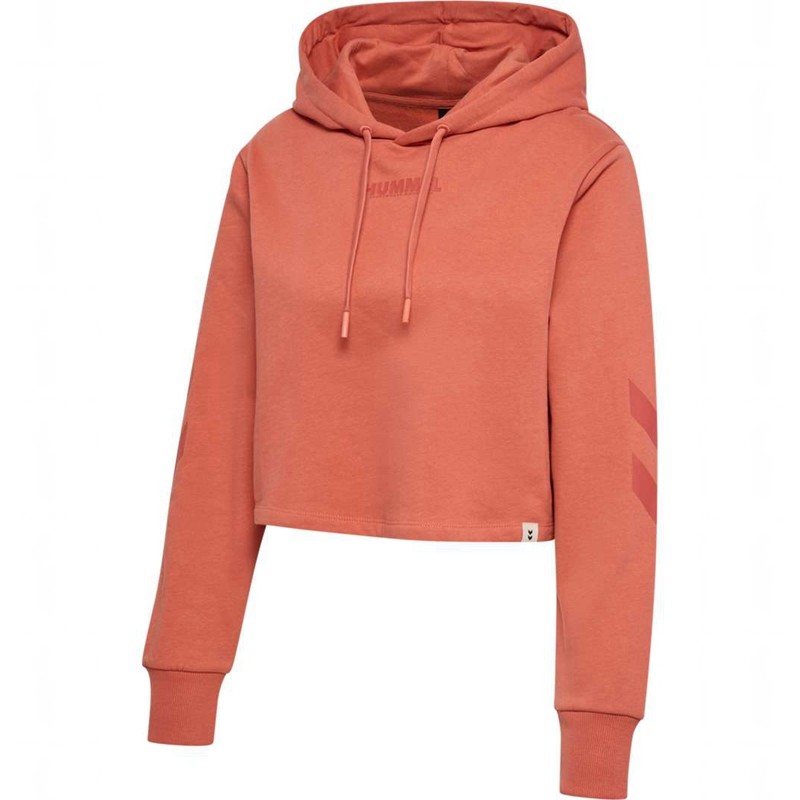 Hummel Legacy Cropped Hoodie Damen Aprikose | 441114-379