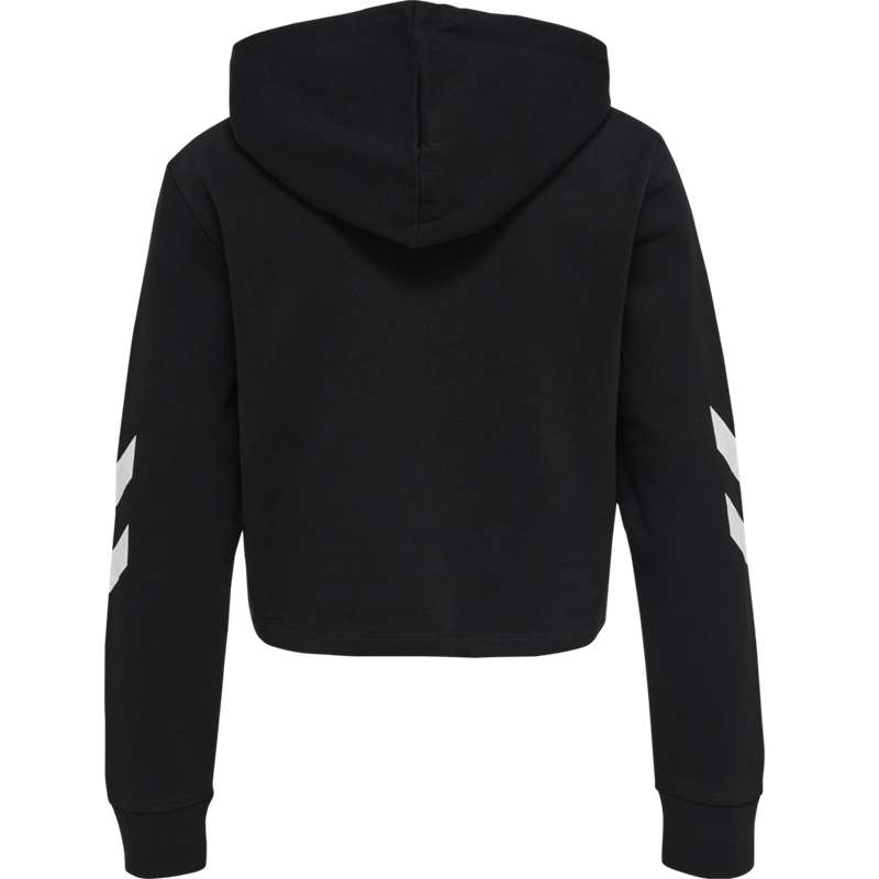Hummel Legacy Cropped Hoodie Damen Schwarz | 962158-716