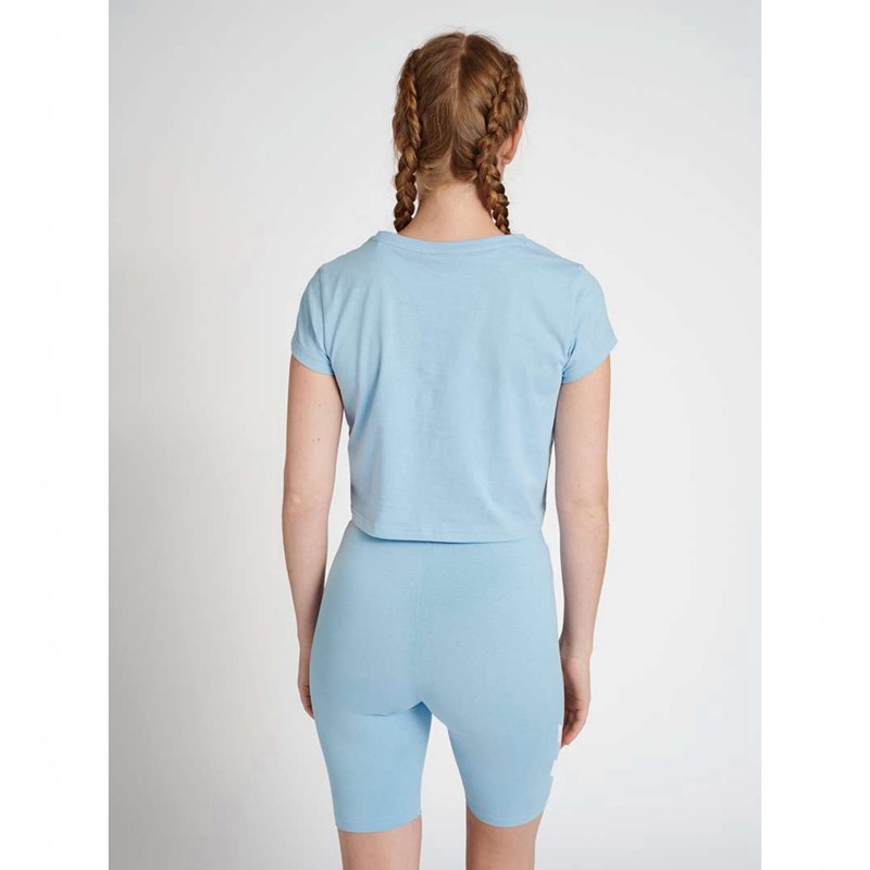 Hummel Legacy Cropped T-shirts Damen Blau | 318302-272