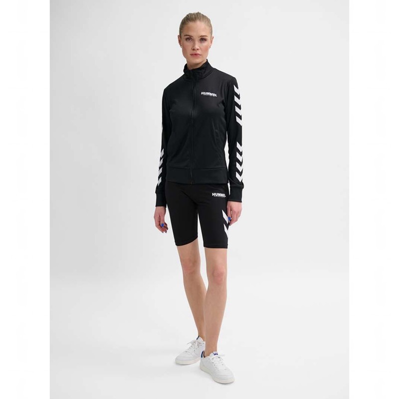 Hummel Legacy Evy Poly Zip Jacken Damen Schwarz | 232247-595