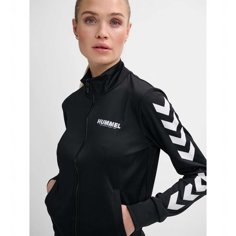 Hummel Legacy Evy Poly Zip Jacken Damen Schwarz | 232247-595