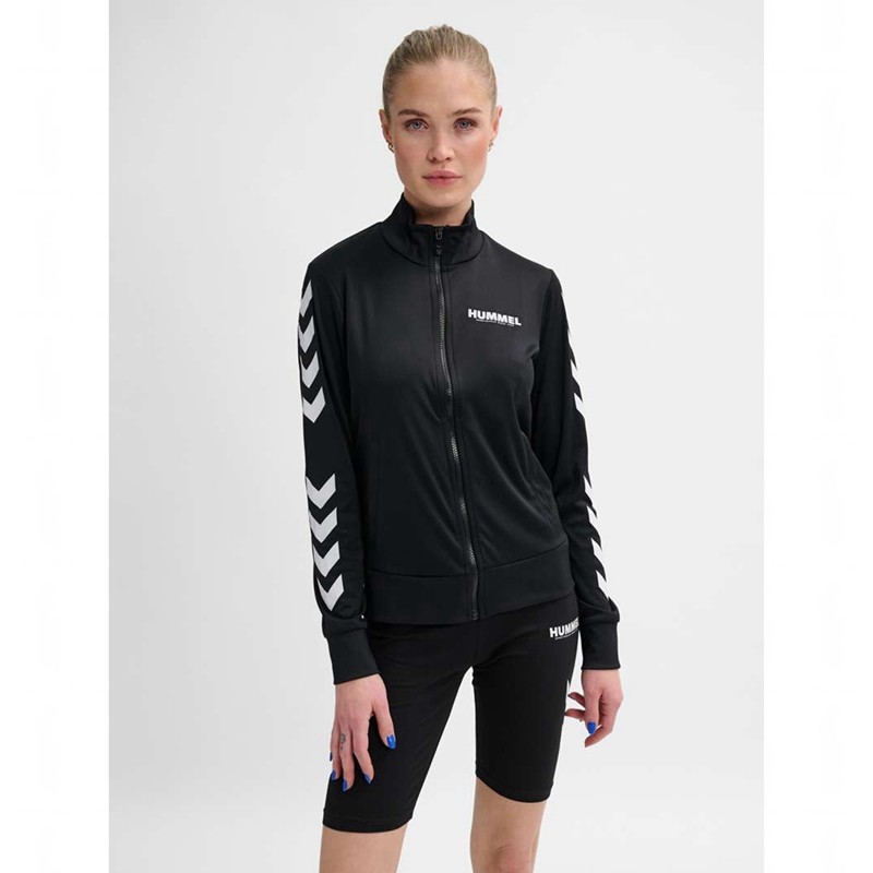 Hummel Legacy Evy Poly Zip Jacken Damen Schwarz | 232247-595