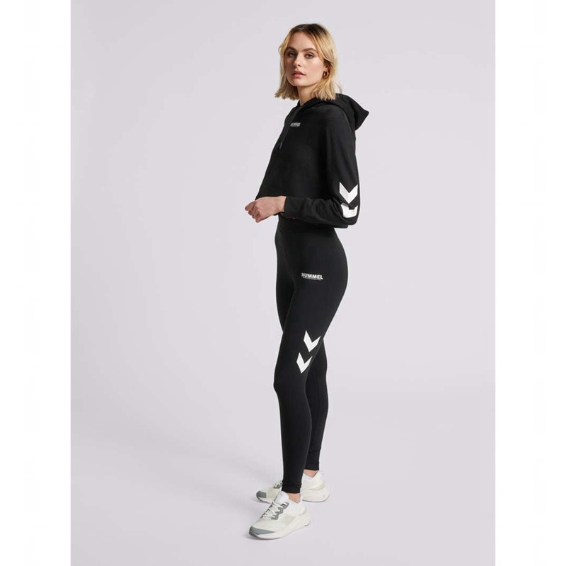 Hummel Legacy High Waist Strumpfhose Damen Schwarz | 594651-327