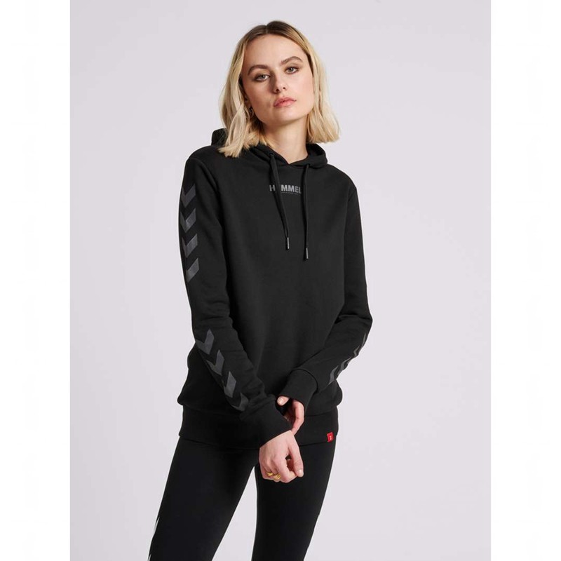 Hummel Legacy Hoodie Damen Schwarz | 031853-826