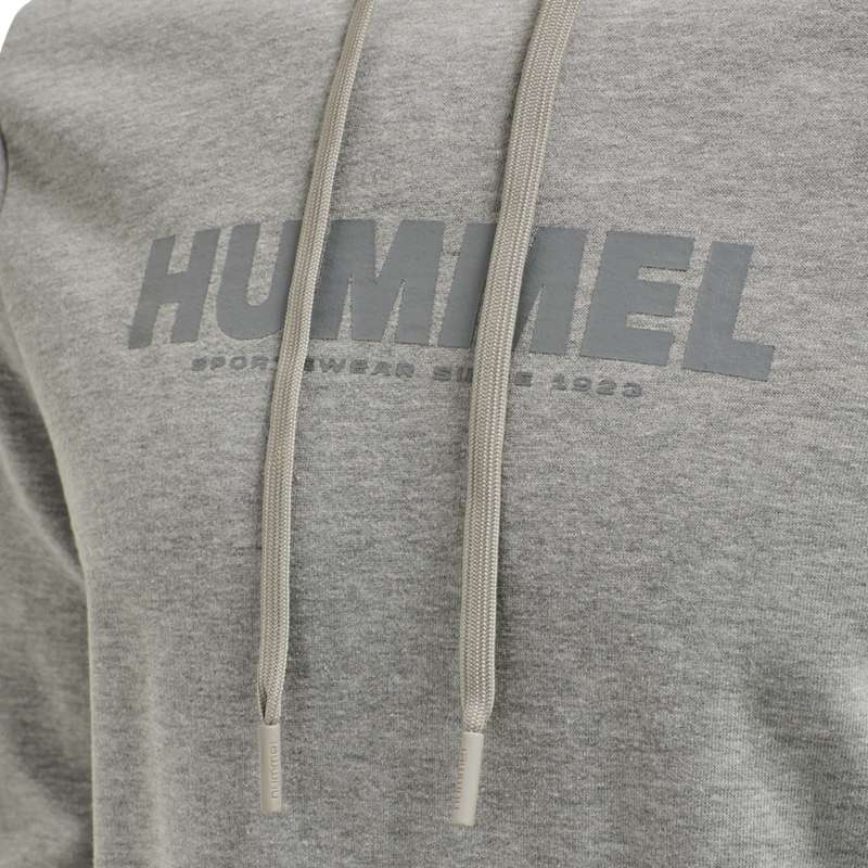 Hummel Legacy Logo Plus Hoodie Herren Grau | 156301-045