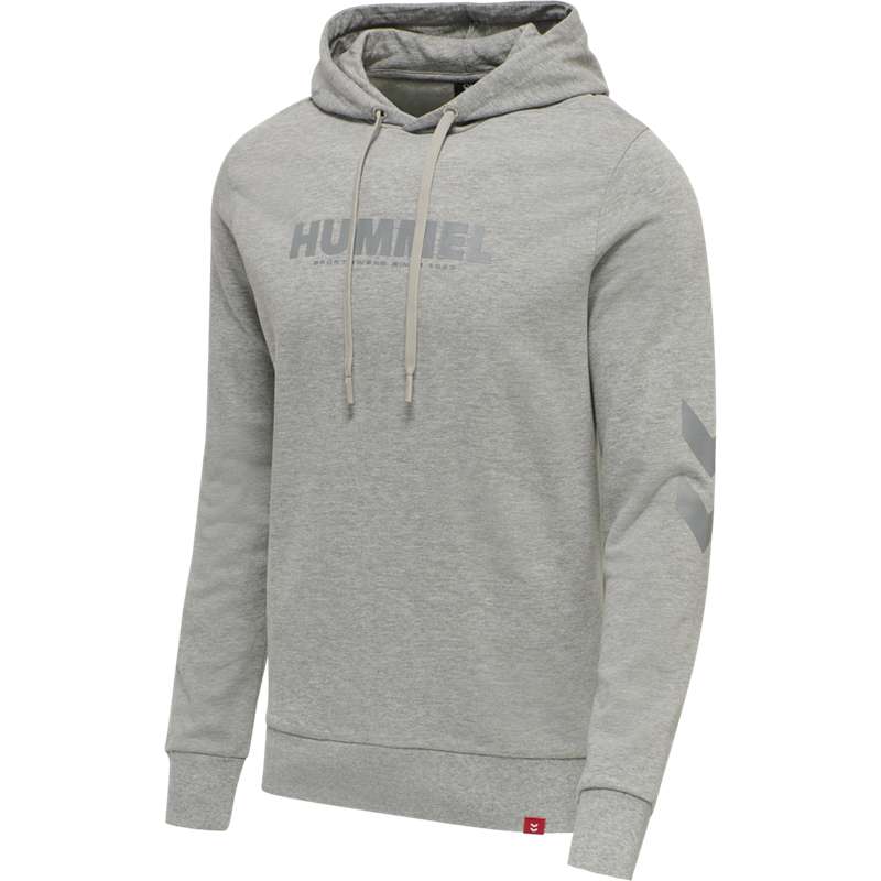 Hummel Legacy Logo Plus Hoodie Herren Grau | 156301-045