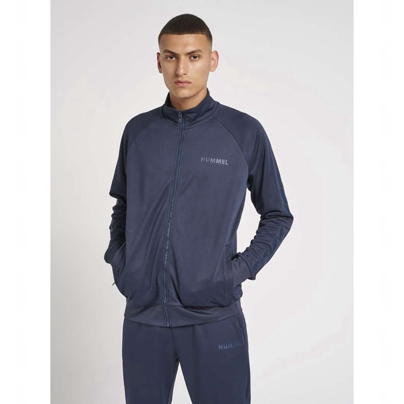 Hummel Legacy Poly Zip Jacken Herren Navy | 629025-490