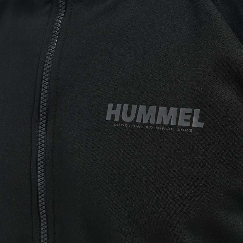 Hummel Legacy Poly Zip Jacken Herren Schwarz | 303116-707