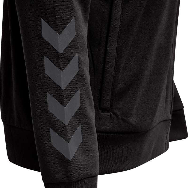 Hummel Legacy Poly Zip Jacken Herren Schwarz | 303116-707