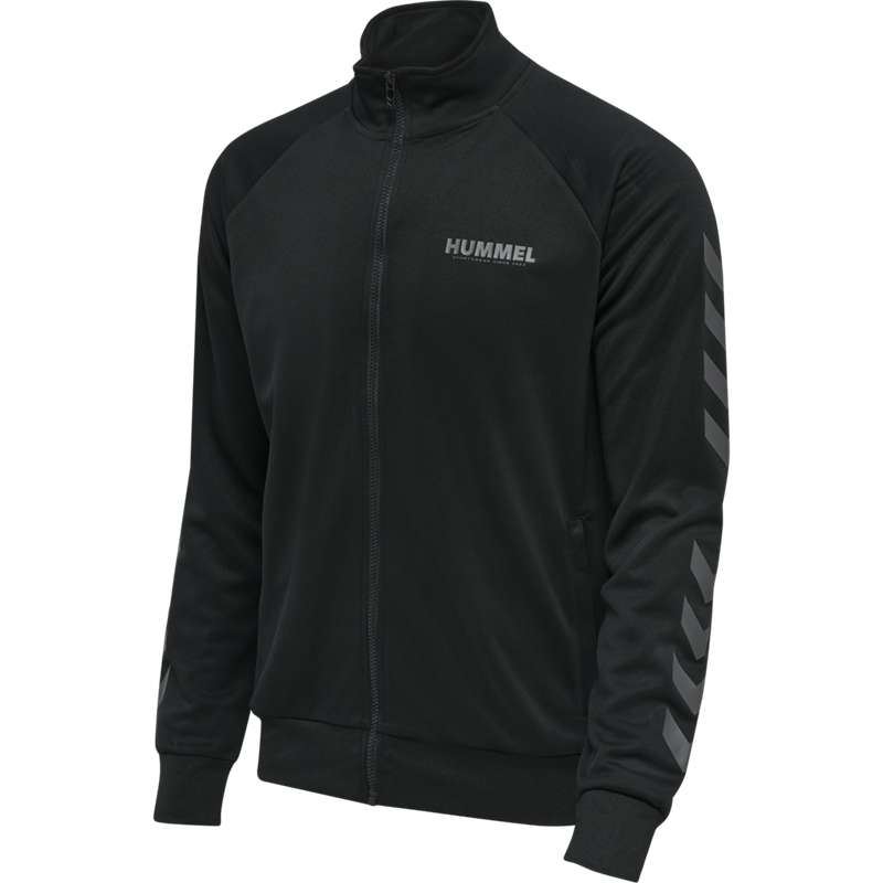 Hummel Legacy Poly Zip Jacken Herren Schwarz | 303116-707