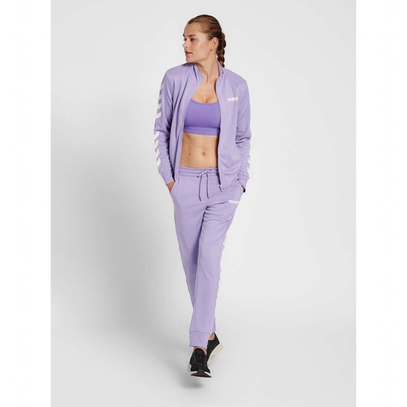 Hummel Legacy Poly Zip Kurze Hose Damen Lavendel | 302366-131