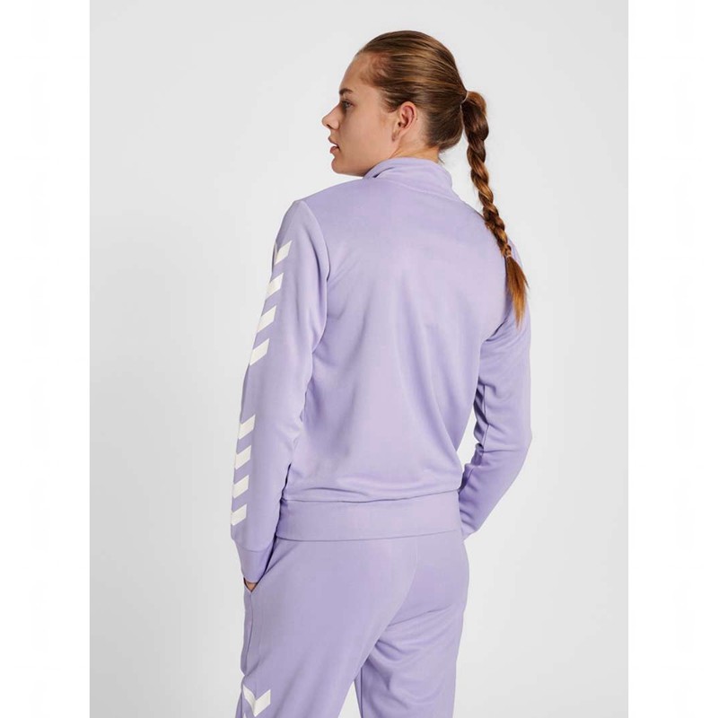 Hummel Legacy Poly Zip Kurze Hose Damen Lavendel | 302366-131