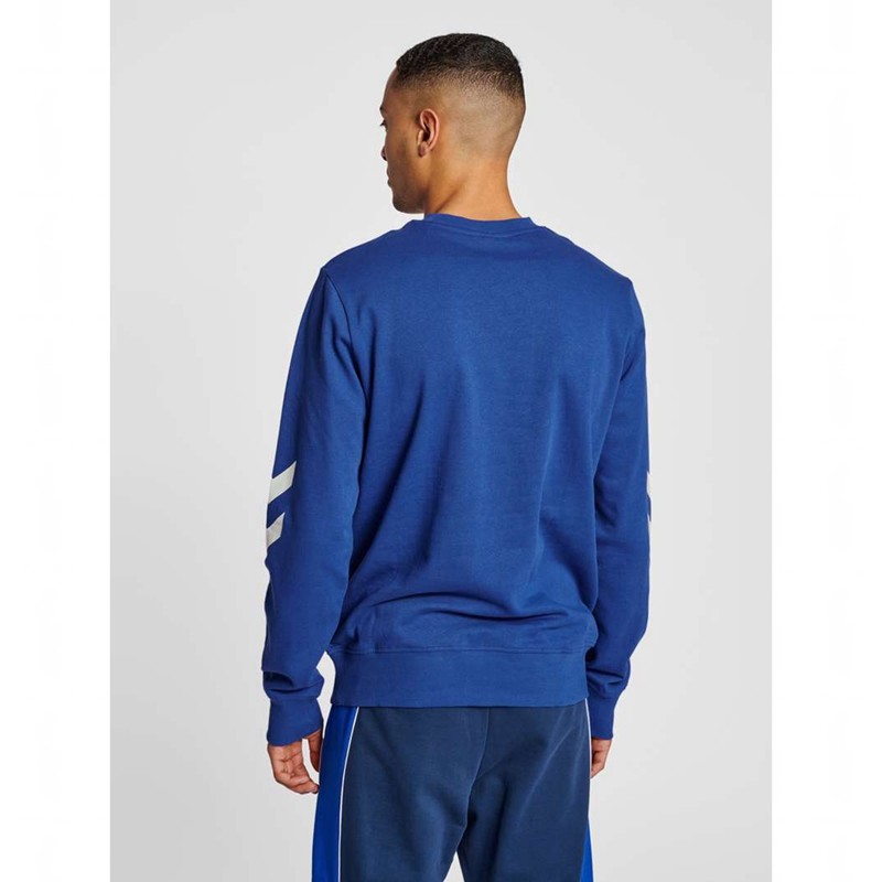 Hummel Legacy Sweatshirt Herren Blau | 646373-933