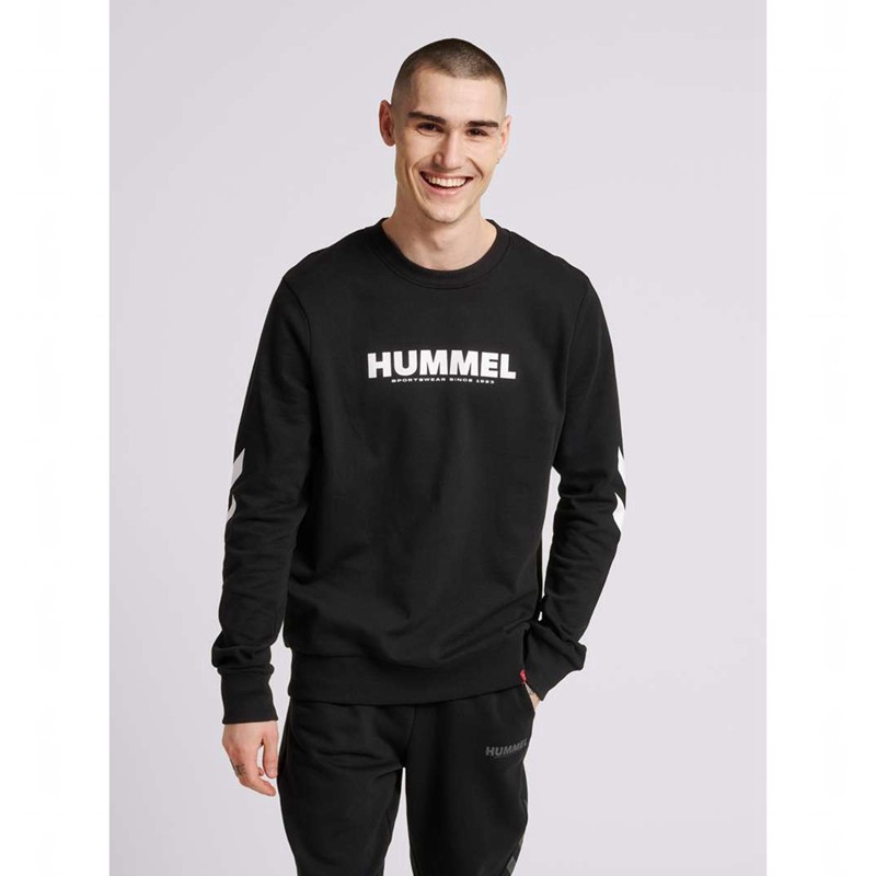 Hummel Legacy Sweatshirt Herren Schwarz | 250876-499