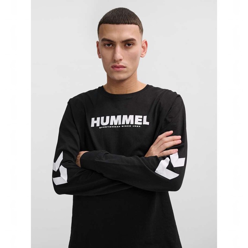 Hummel Legacy Sweatshirt Herren Schwarz | 250876-499
