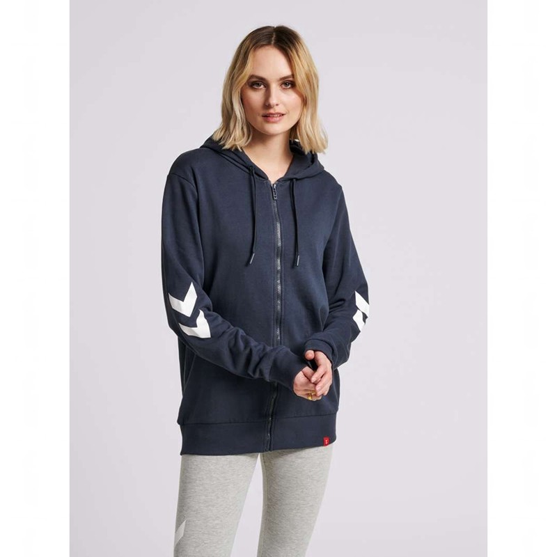 Hummel Legacy Zip Hoodie Herren Navy | 579312-582