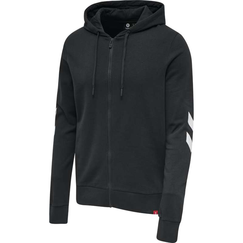 Hummel Legacy Zip Plus Hoodie Herren Schwarz | 478094-938