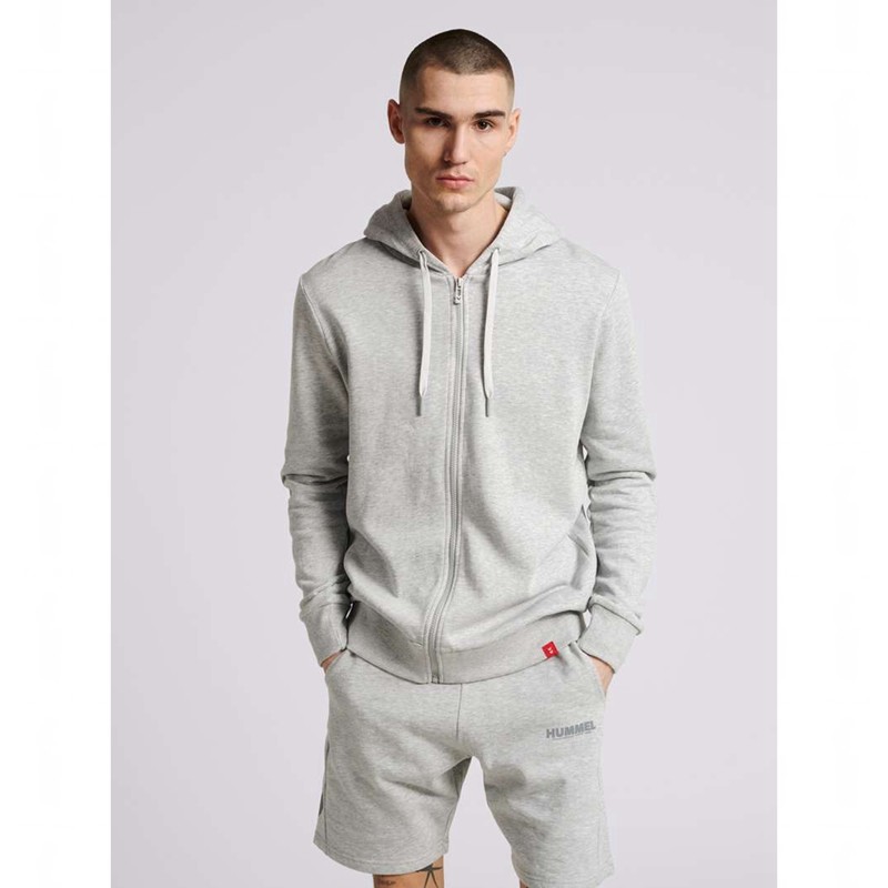 Hummel Legacy Zip T-shirts Herren Grau | 054226-326