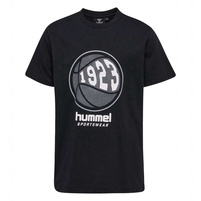Hummel Leo S/S T-shirts Kinder Schwarz | 703582-036