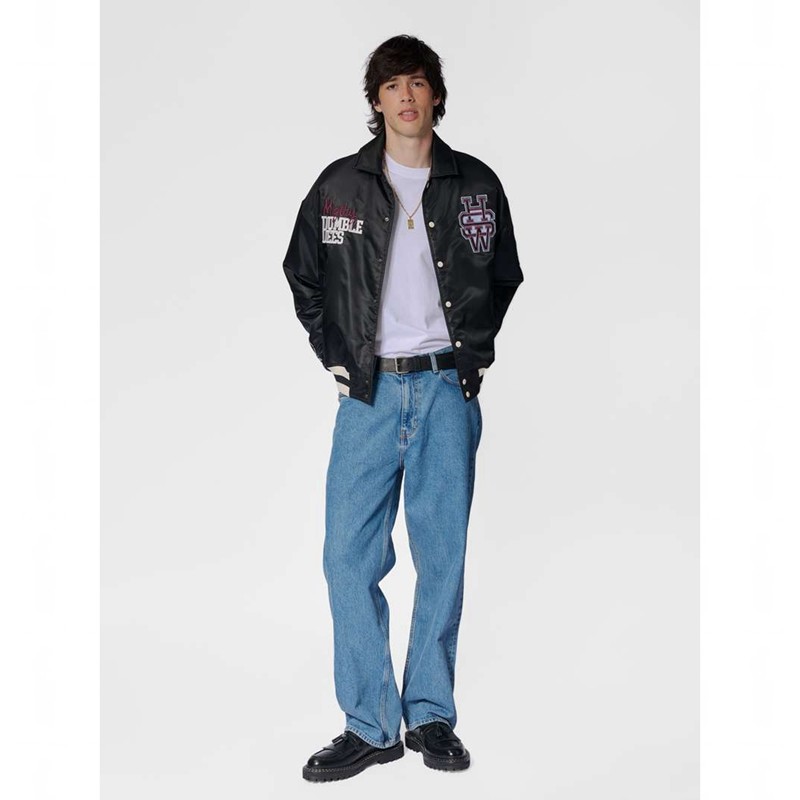 Hummel Letterman Sportswear Jacken Herren Schwarz | 522252-423