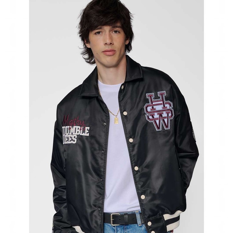 Hummel Letterman Sportswear Jacken Herren Schwarz | 522252-423