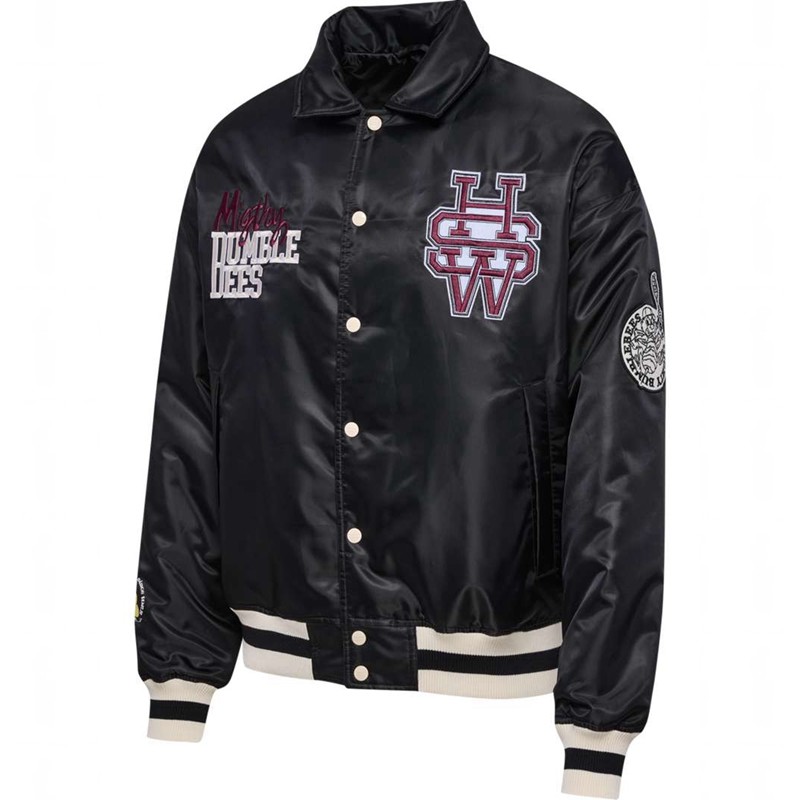 Hummel Letterman Sportswear Jacken Herren Schwarz | 522252-423