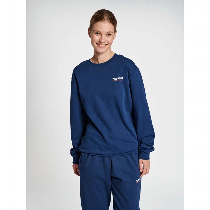 Hummel Lgc Austin Sweatshirt Herren Navy | 364387-529