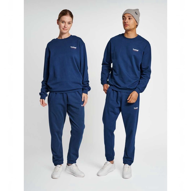 Hummel Lgc Austin Sweatshirt Herren Navy | 364387-529