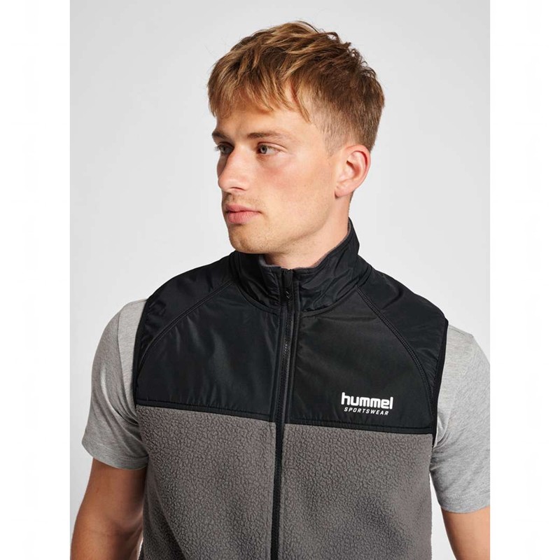 Hummel Lgc Charley Fleece Weste Herren Grau | 581726-031