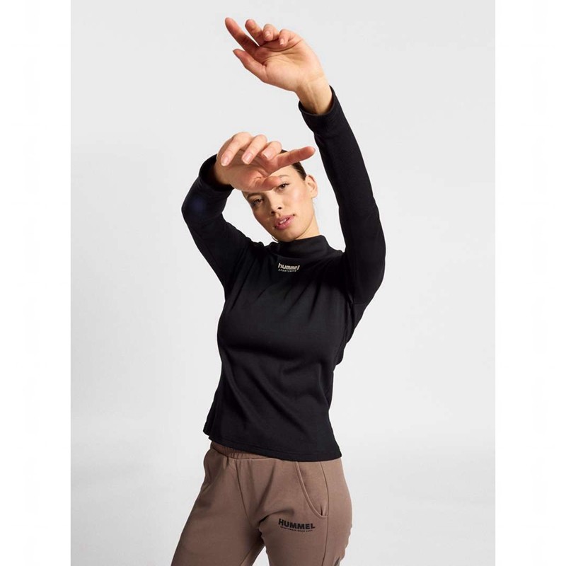 Hummel Lgc Gisa Turtleneck Eimer Hüte Damen Schwarz | 592645-152