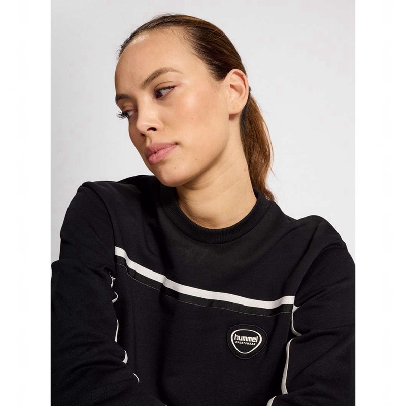 Hummel Lgc Mai Boxy Sweatshirts Damen Schwarz | 352250-925