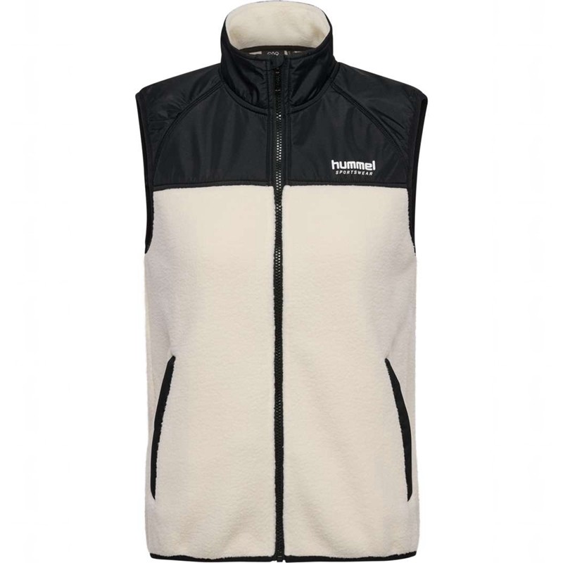 Hummel Lgc Malikat Fleece Weste Damen Weiß | 262101-350