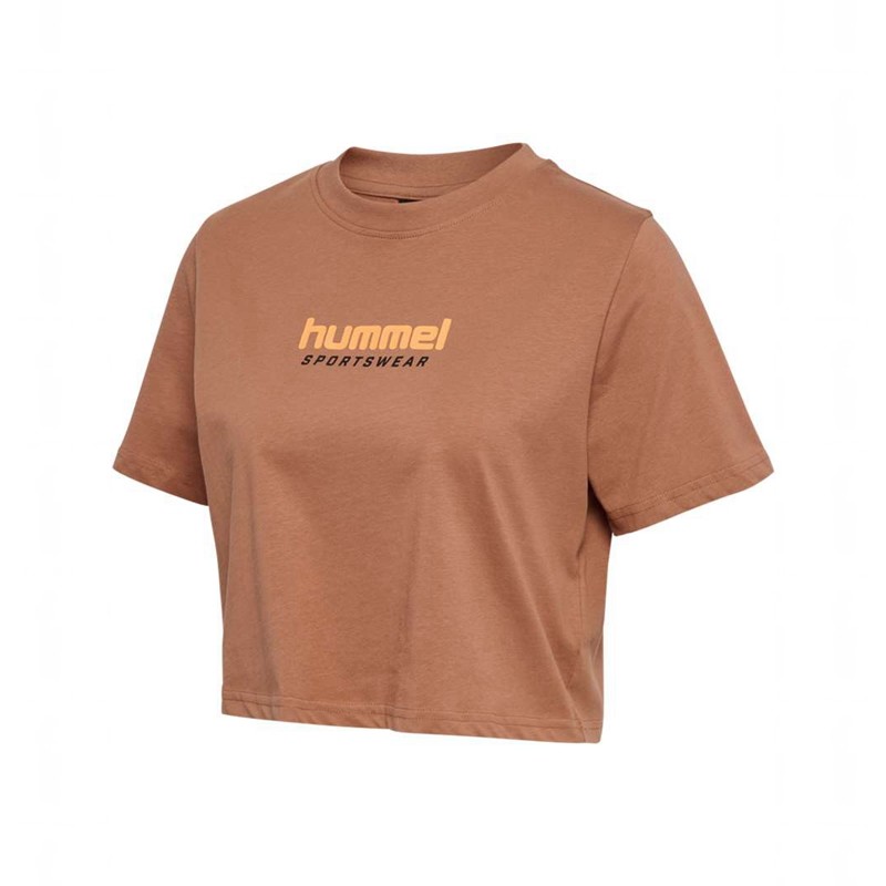 Hummel Lgc Malu Cropped T-shirts Damen Braun | 218217-203