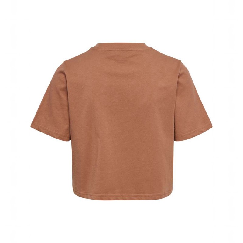 Hummel Lgc Malu Cropped T-shirts Damen Braun | 218217-203