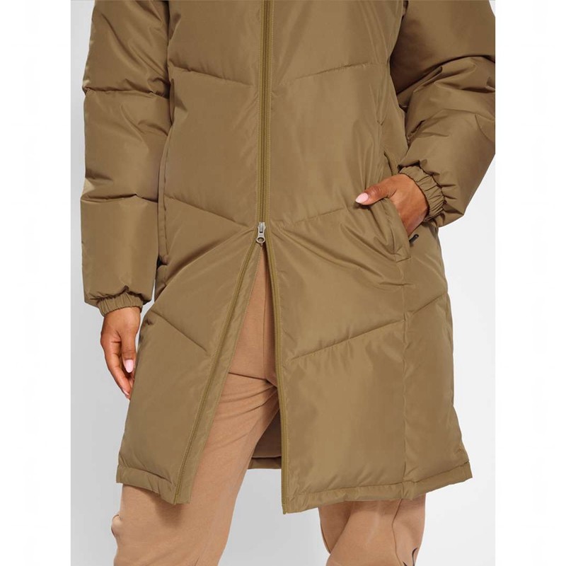 Hummel Lgc Mia Long Puff Mäntel Damen Braun | 804802-719