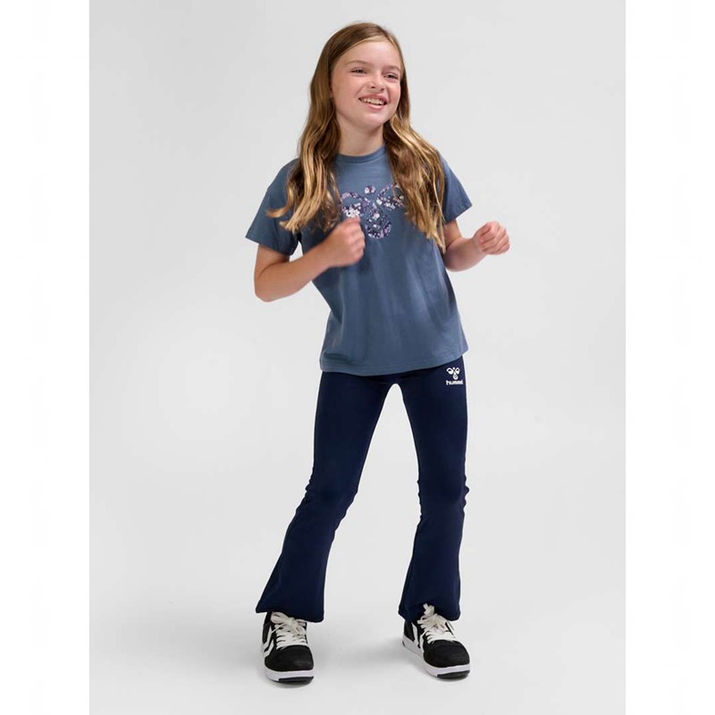 Hummel Libi T-shirts Kinder Blau | 529860-202
