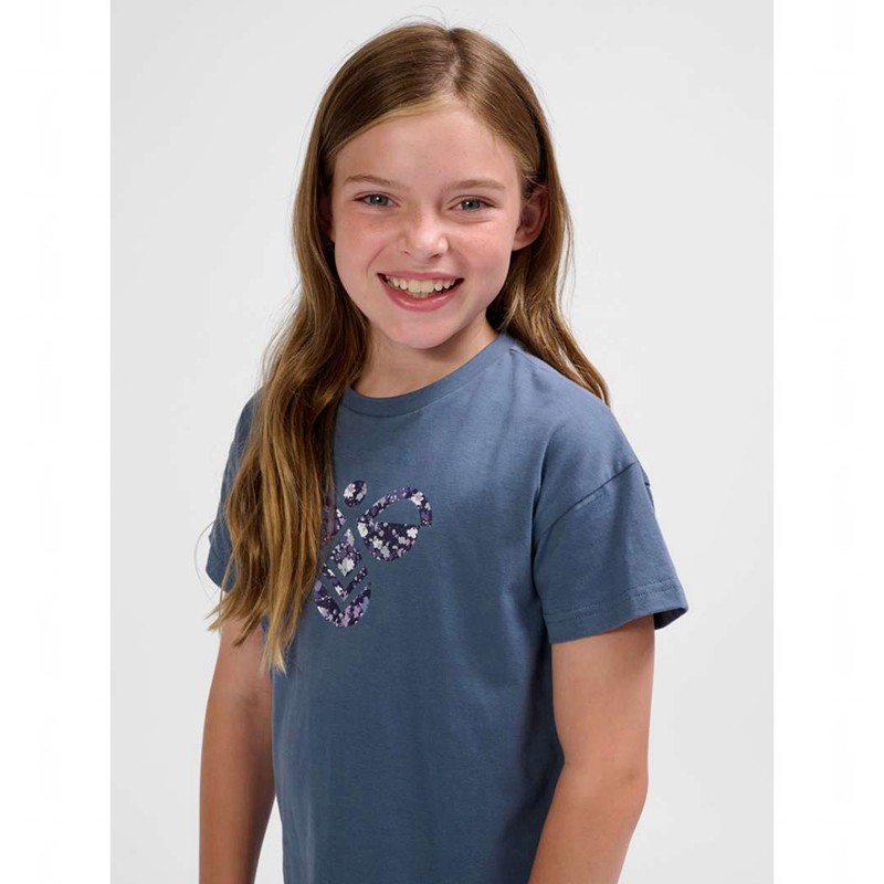 Hummel Libi T-shirts Kinder Blau | 529860-202
