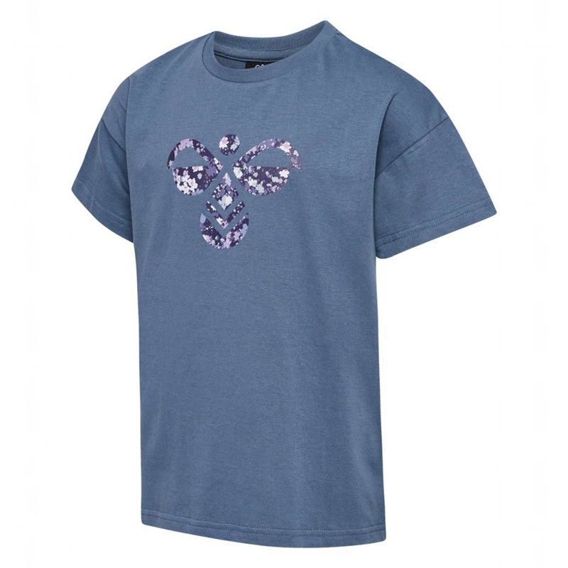Hummel Libi T-shirts Kinder Blau | 529860-202