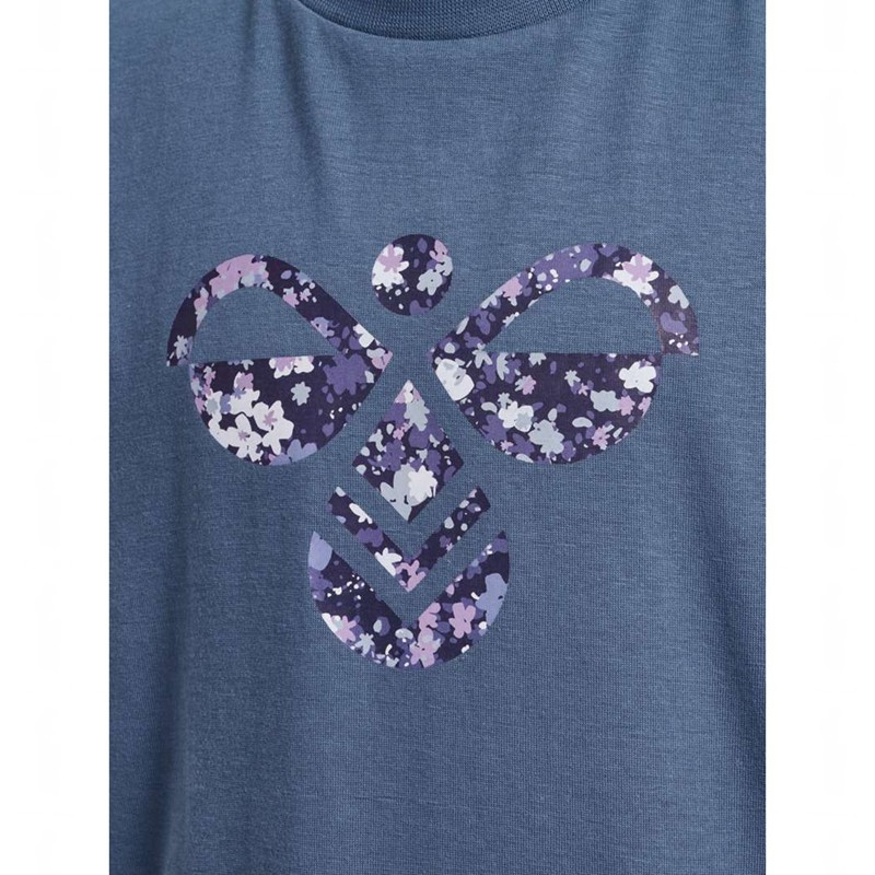 Hummel Libi T-shirts Kinder Blau | 529860-202