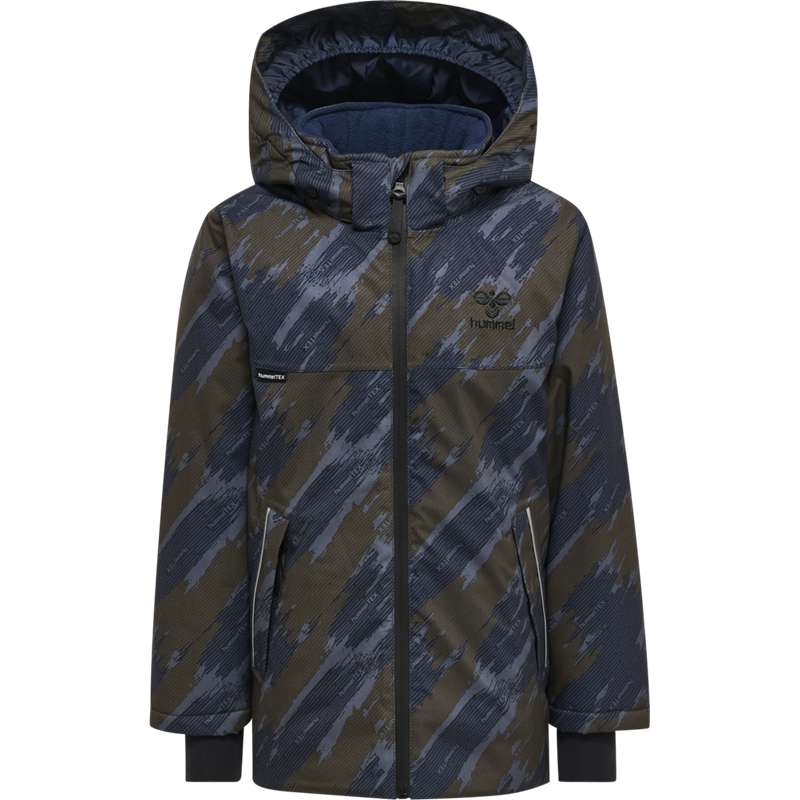 Hummel Logan Tex Jacken Kinder Olivgrün | 491357-959