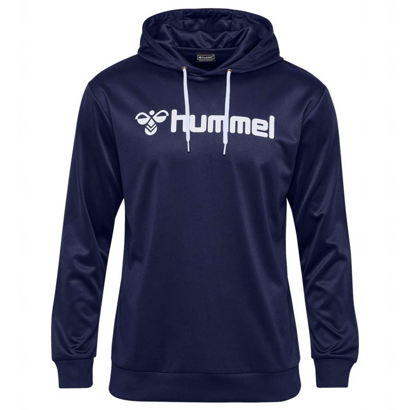 Hummel Logo Hoodie Herren Navy | 871564-079