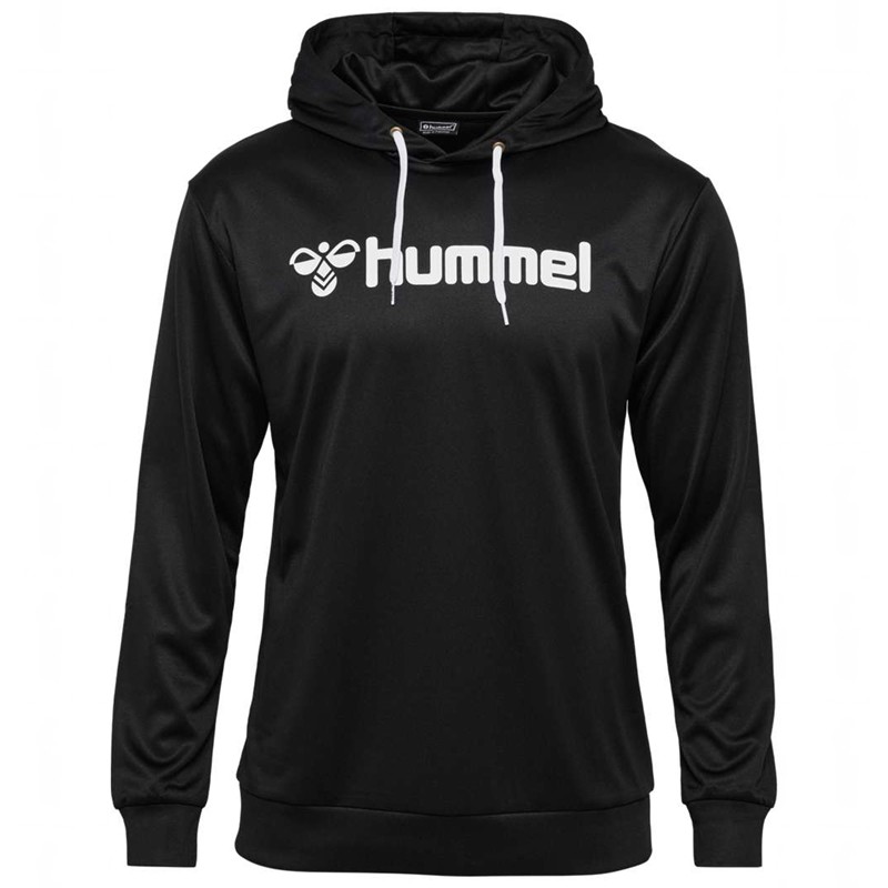 Hummel Logo Hoodie Herren Schwarz | 335251-622