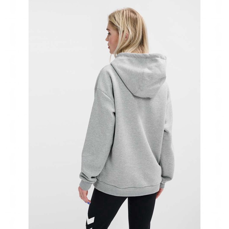 Hummel Loose Bee Hoodie Damen Grau | 705174-804