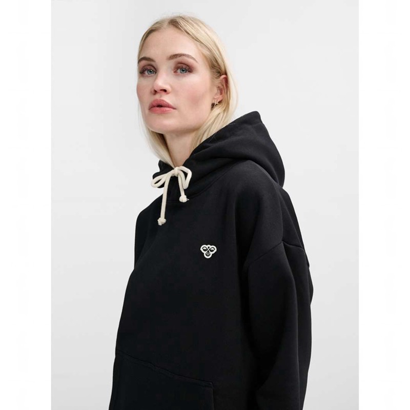 Hummel Loose Bee Hoodie Damen Schwarz | 910512-468